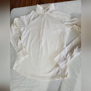Under Armour ColdGear Cream ¼ Zip Pullover Women’s Large